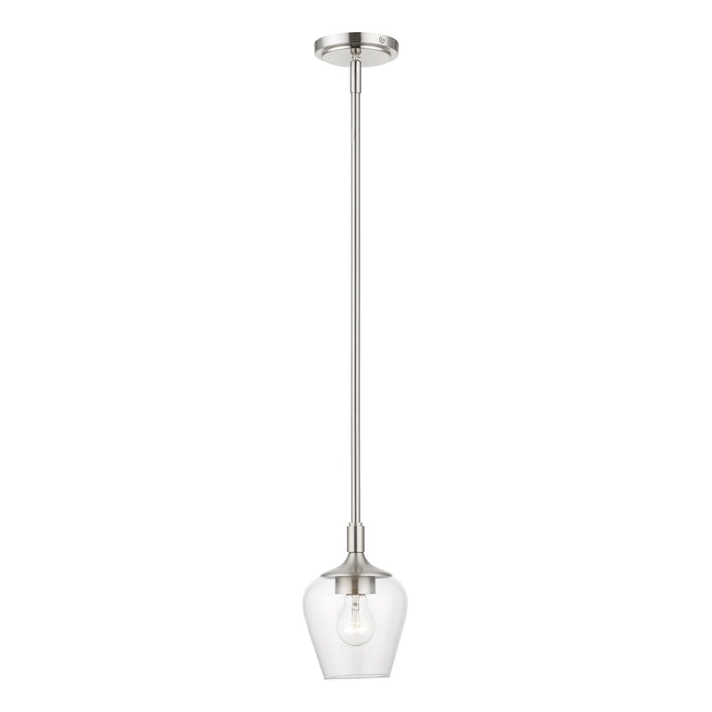 Willow Mini Pendant in Brushed Nickel