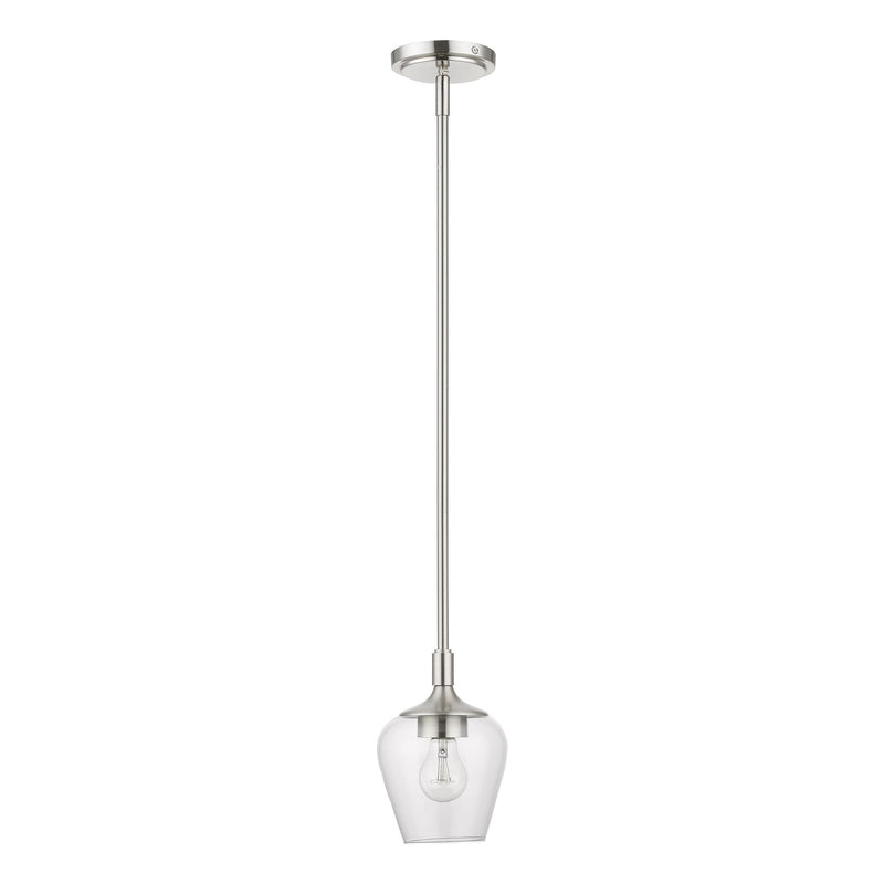 Willow Mini Pendant in Brushed Nickel