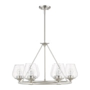 Willow 6-Light Chandelier in Brushed Nickel