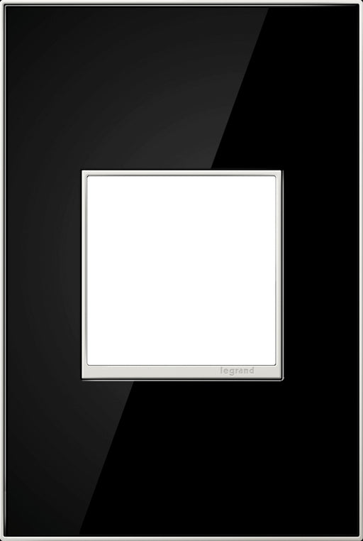 Real Materials 1-Gang Wall Plate in Mirror Black