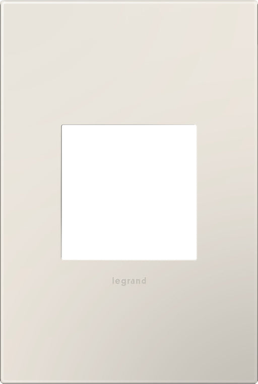 Plastics 1-Gang Wall Plate in Satin Light Almond