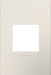 Plastics 1-Gang Wall Plate in Satin Light Almond