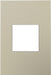 Plastics 1-Gang Wall Plate in Titanium