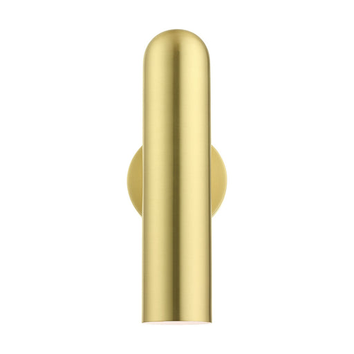 Ardmore ADA Wall Sconce in Satin Brass with Polished Brass Accents