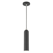 Ardmore Pendant in Scandinavian Gray with Brushed Nickel Accents