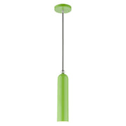 Ardmore Pendant in Shiny Apple Green with Polished Chrome Accents
