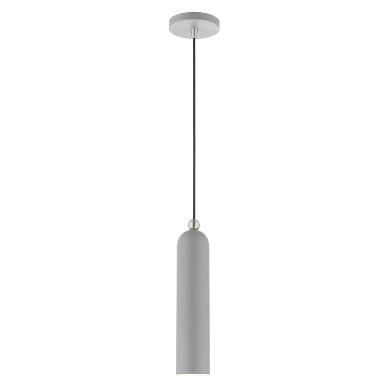 Ardmore Pendant in Nordic Gray with Brushed Nickel Accents