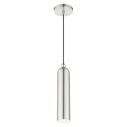 Ardmore Pendant in Brushed Nickel with Polished Chrome Accents