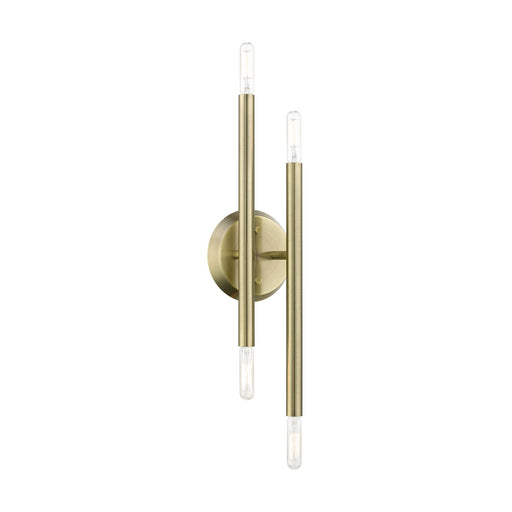 Soho 4-Light 17" ADA Wall Sconce in Antique Brass