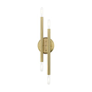 Soho 4-Light 17" ADA Wall Sconce in Antique Brass