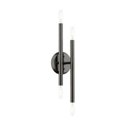 Soho 4-Light 17" ADA Wall Sconce in Black Chrome