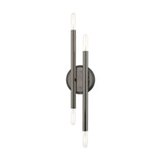 Soho 4-Light 17" ADA Wall Sconce in Black Chrome
