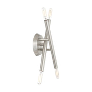 Soho 4-Light 11.25" Wall Sconce in Brushed Nickel