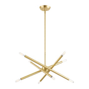 Soho 8-Light 19.5" Chandelier in Satin Brass