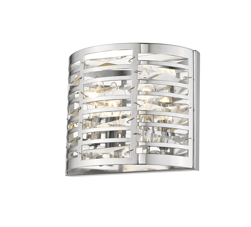 Cronise 2 Light Wall Sconce in Chrome