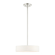 Venlo 4-Light Small Drum Pendant in Brushed Nickel
