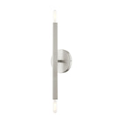 Monaco 2-Light ADA Wall Sconce in Brushed Nickel