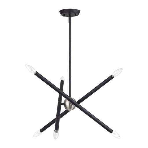 Soho 6-Light Small Chandelier in Black