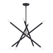 Soho 8-Light 24" Chandelier in Black