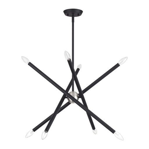 Soho 8-Light 24" Chandelier in Black