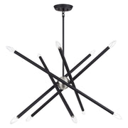 Soho 10-Light Chandelier in Black