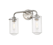 Delaney 2 Light 15" Vanity in Brushed Nickel