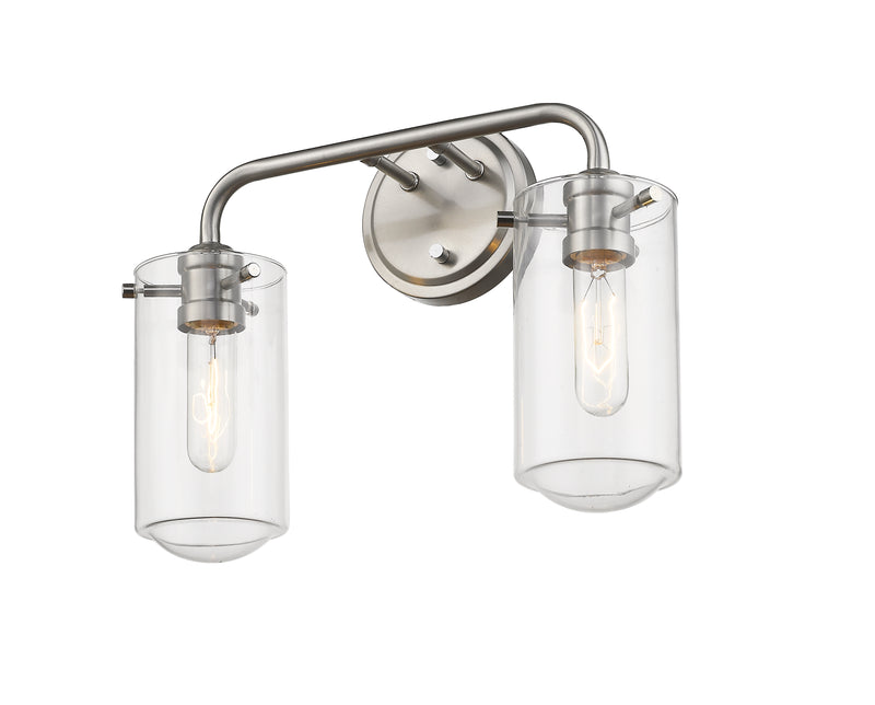 Delaney 2 Light 15" Vanity in Brushed Nickel