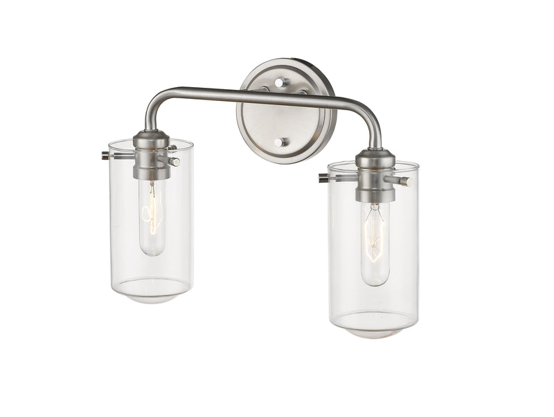 Delaney 2 Light 15" Vanity in Brushed Nickel