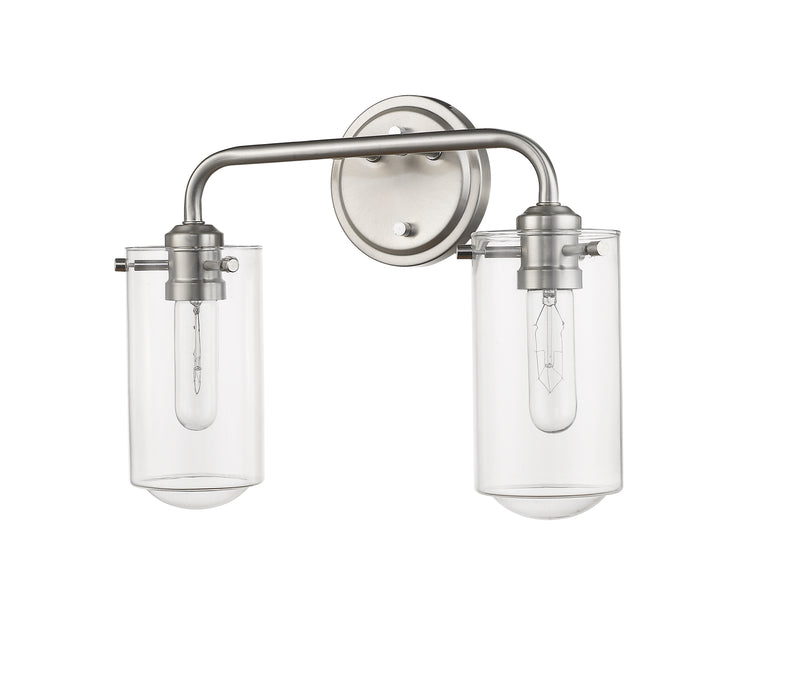 Delaney 2 Light 15" Vanity in Brushed Nickel