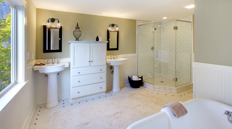 Delaney 2 Light 15" Vanity in Matte Black in a room setting