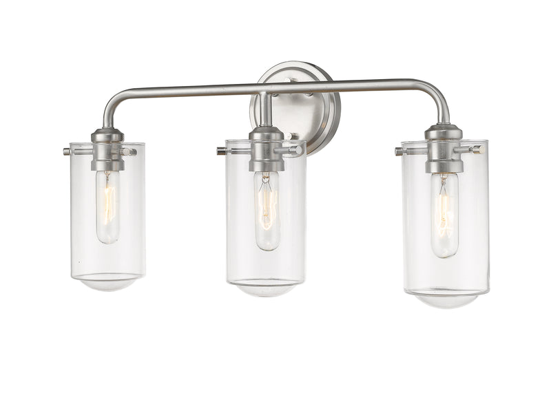 Delaney 3 Light 22" Vanity in Brushed Nickel