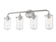 Delaney 4 Light 30" Vanity in Brushed Nickel