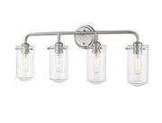 Delaney 4 Light 30" Vanity in Brushed Nickel
