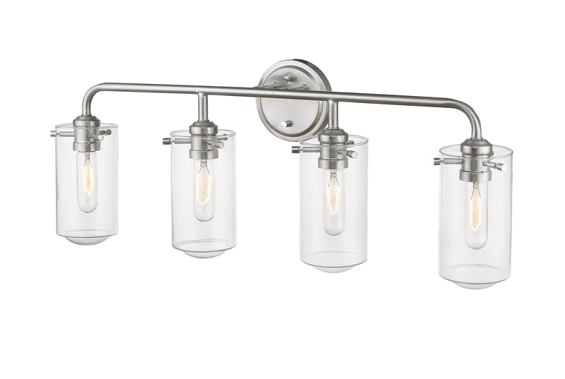 Delaney 4 Light 30" Vanity in Brushed Nickel