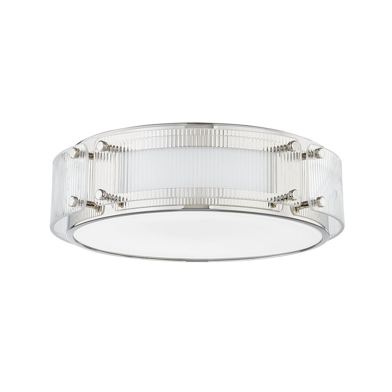Clifford Flush Mount in Polished Nickel