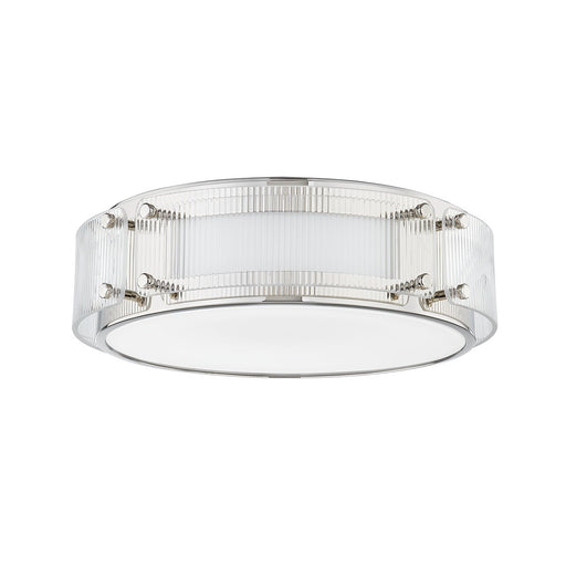 Clifford Flush Mount in Polished Nickel