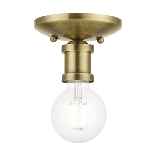 Lansdale Flush Mount in Antique Brass