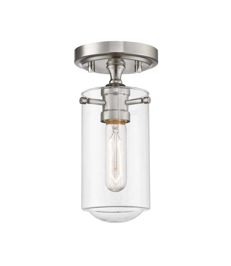 Delaney 1 Light 5" Flush Mount in Brushed Nickel