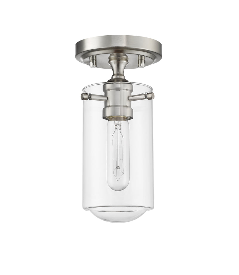 Delaney 1 Light 5" Flush Mount in Brushed Nickel