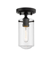 Delaney 1 Light 5" Flush Mount in Matte Black