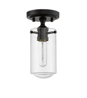 Delaney 1 Light 5" Flush Mount in Matte Black