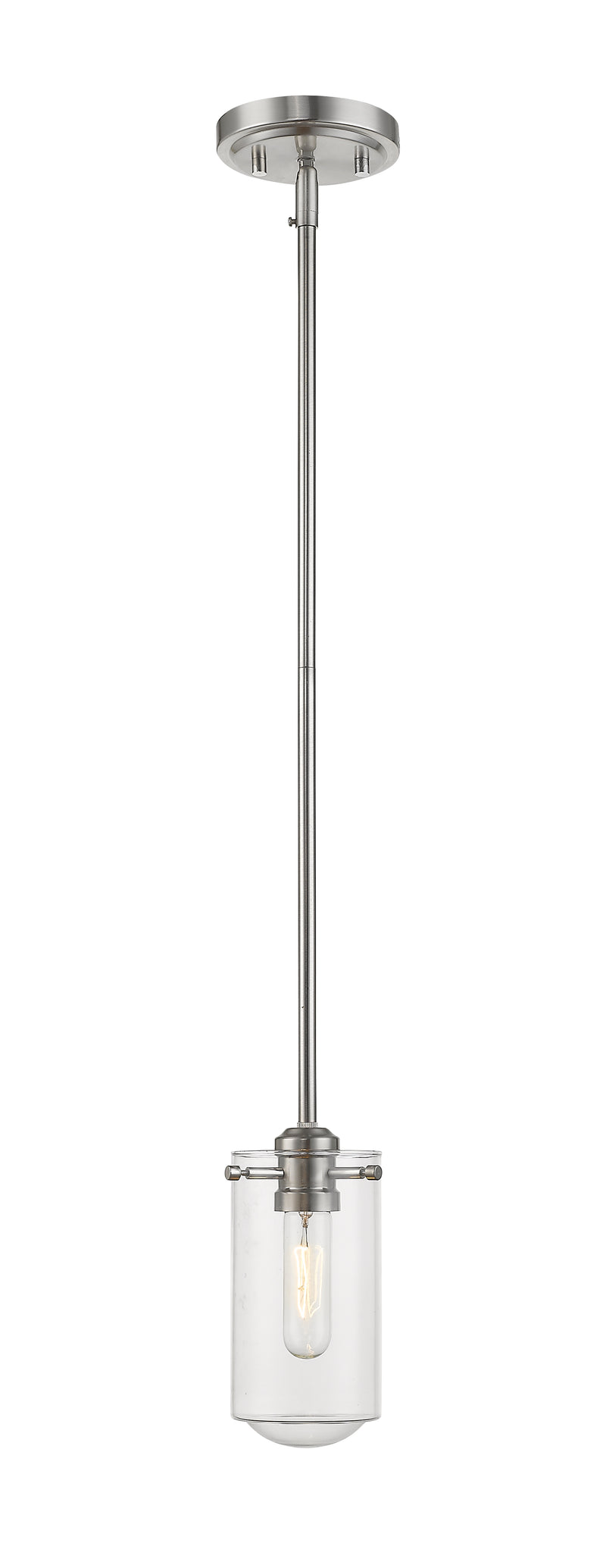 Delaney 1 Light 4" Pendant in Brushed Nickel