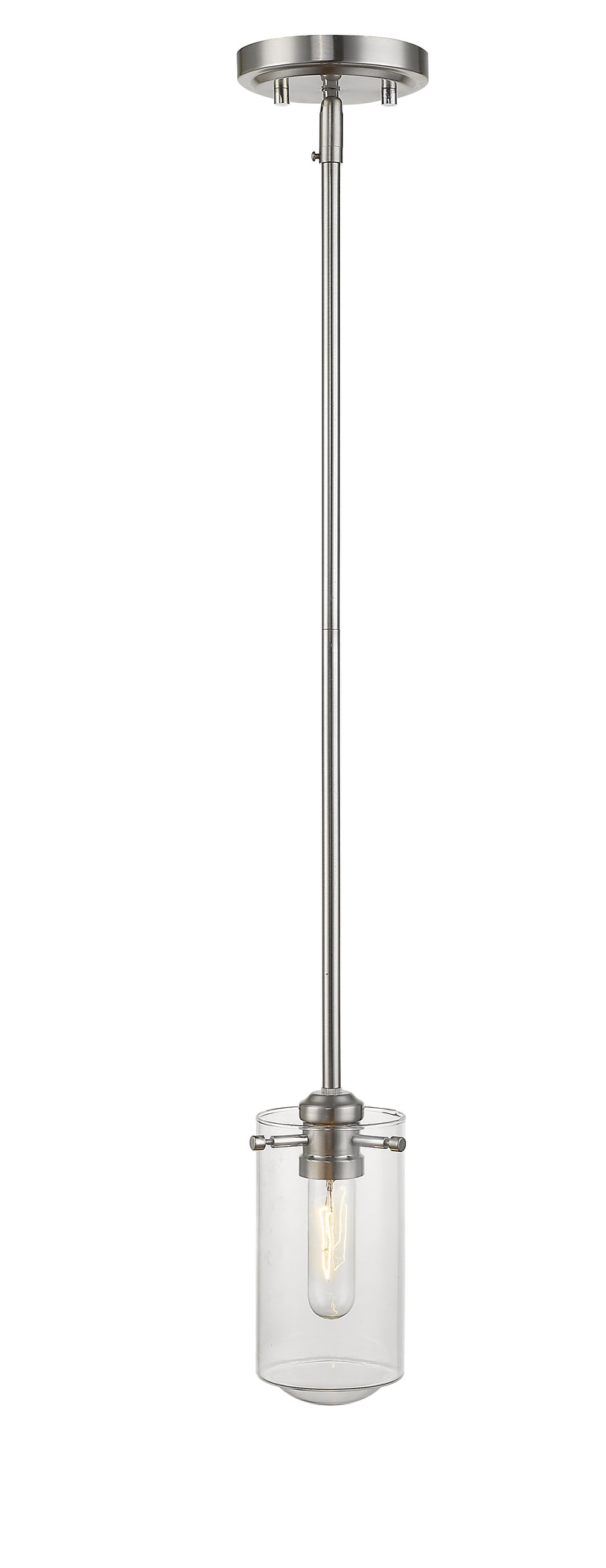 Delaney 1 Light 4" Pendant in Brushed Nickel