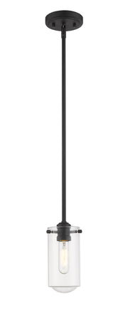 Delaney 1 Light 4" Pendant in Matte Black