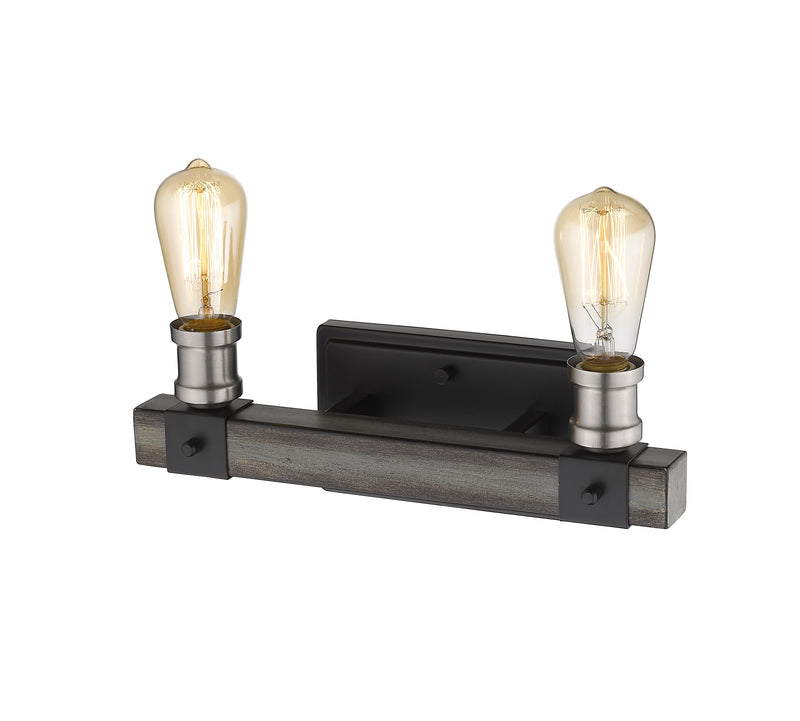 Kirkland 2 Light 14" Vanity in Ashen Barnboard
