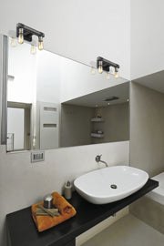 Kirkland 2 Light 14" Vanity in Ashen Barnboard in a room setting