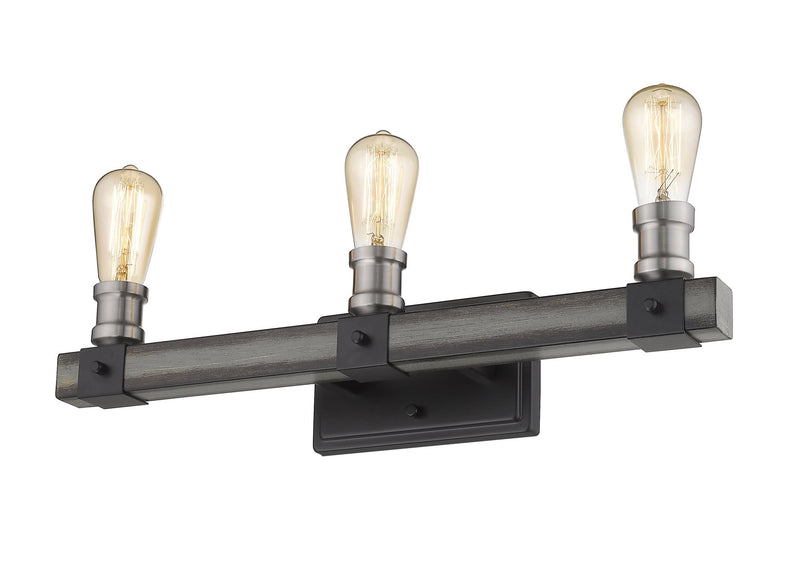 Kirkland 3 Light 22" Vanity in Ashen Barnboard