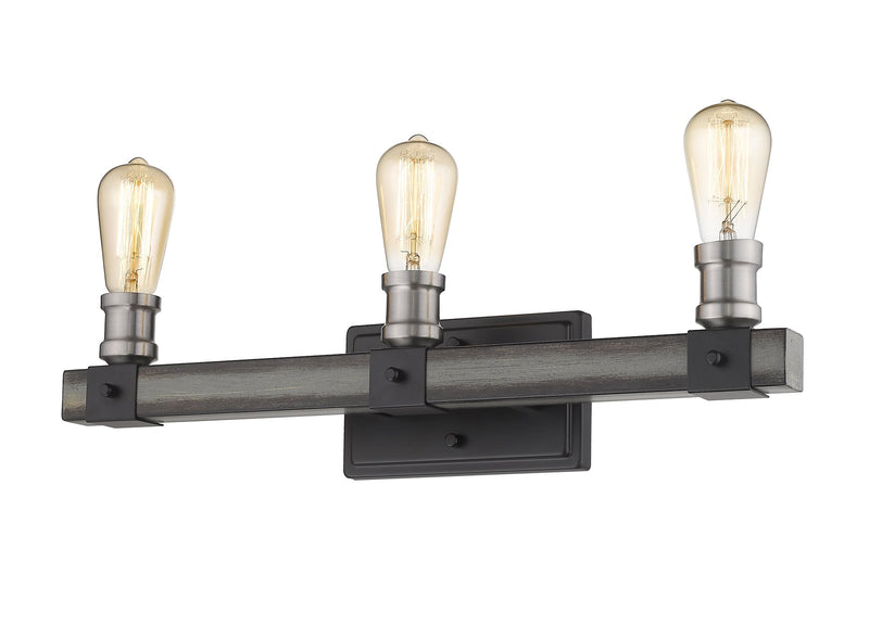 Kirkland 3 Light 22" Vanity in Ashen Barnboard