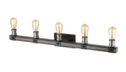 Kirkland 5 Light 38" Vanity in Ashen Barnboard
