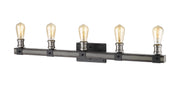 Kirkland 5 Light 38" Vanity in Ashen Barnboard